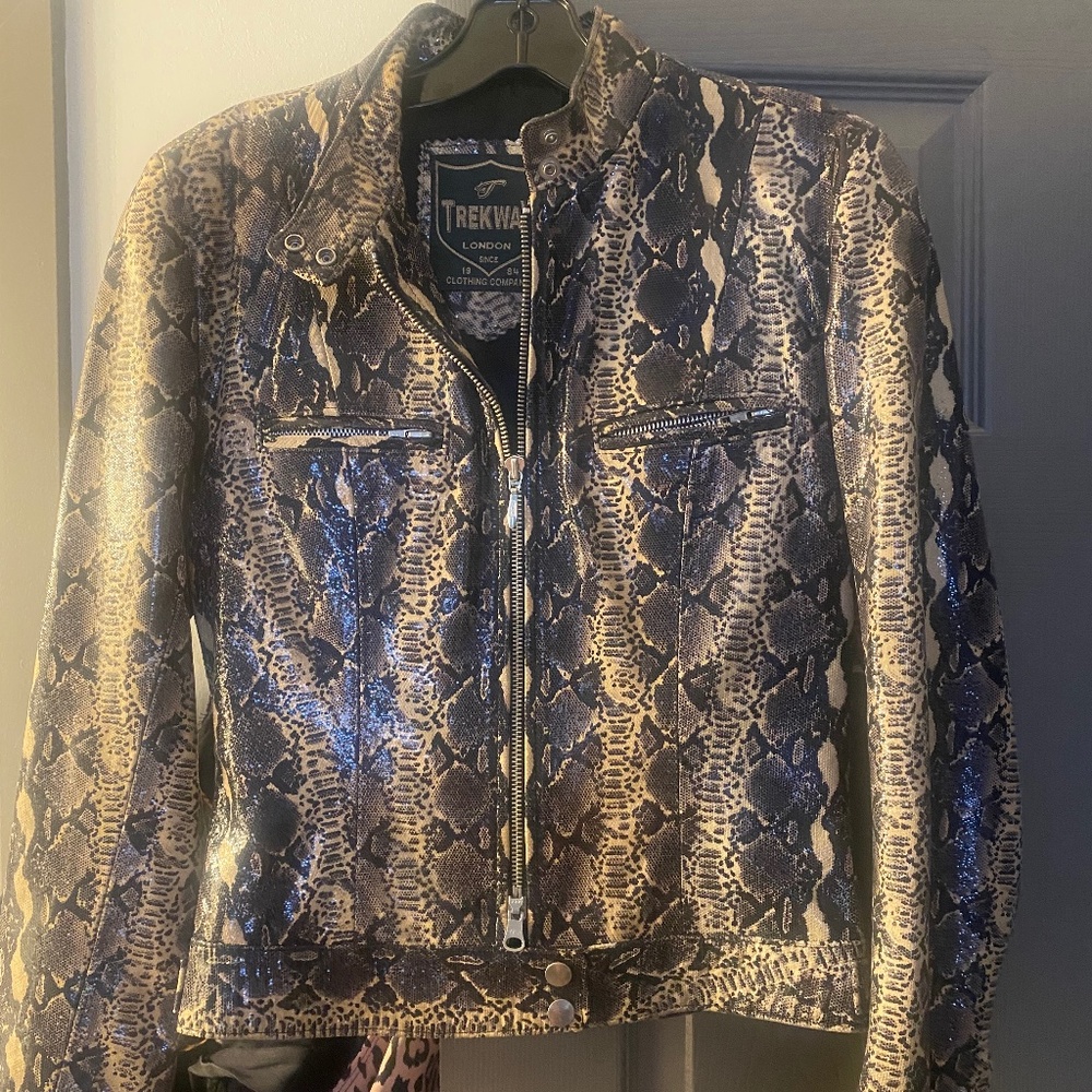 Python Biker Jacket - image 1